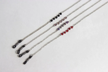 CORDON CADENA METALICA PLATEADA CN DETALLES