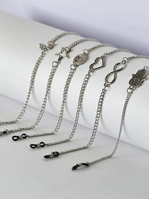 CORDON CADENA CON DIJE PLATEADA