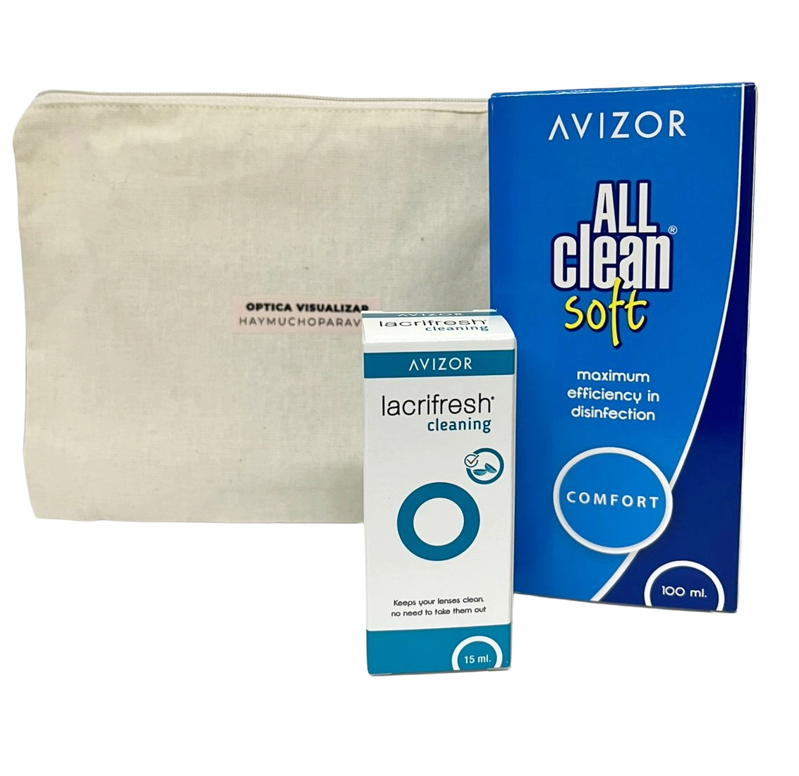 KIT DE VIAJE AVIZOR. UNICA. SENS X100ML/LACRI. CLEAN X15 ML/ LIENZO CARTUCHERA